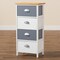 Baxton Studio Calandra ModernOak Brown and Multi-Colored Wood 4-Drawer Storage Unit 199-12248-ZORO - alternate 3